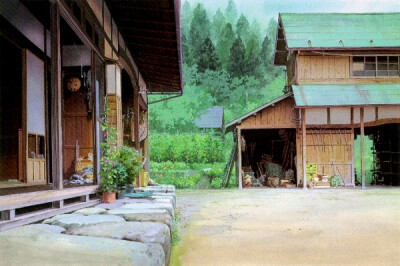 宫崎骏的御用背景师：男鹿和雄一直觉得宫崎骏电影里的背景好漂亮！原来就是他画的！