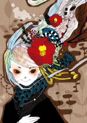 kazuko Taniguchi出生于1981年，住在冈山。当她还在上大学时就从事了插画艺术工作。工作大多在冈山地区，她从事杂志插图，专辑封面设计，传单，明信片的设计等。http://kzk-t.com/