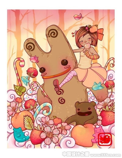 你的梦是 五彩斑斓的糖果世界