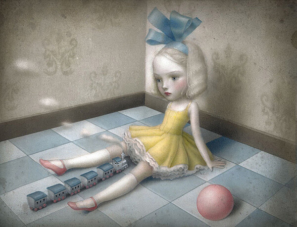 Nicoletta Ceccoli，意大利女插画师，从1995年起已绘制超过30本儿童读物的插画，2001年被评为意大利年度最佳插画师，她的作品充满幻想、魔术、奇怪的生物和有如娃娃般的人物