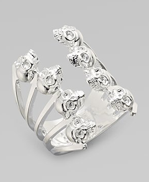 Delfina Delettrez Six Skull Ring