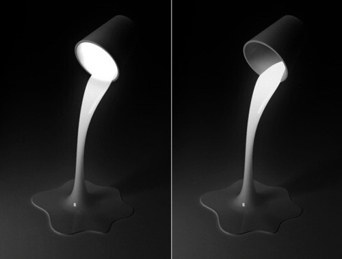 牛奶也可以发光~创意灯具