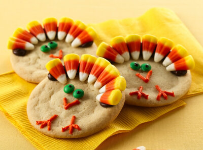 Thanksgiving Turkey Cookies