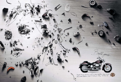 国外摩托车广告创意