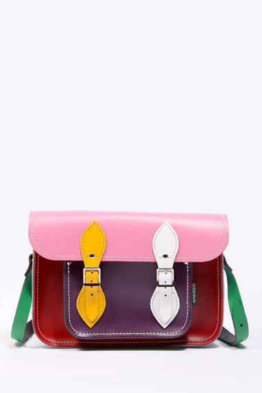 Zatchel 11.5 Inch Multicoloured Satchel 剑桥包什么的 无论如何都想入一个