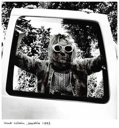 Kurt Cobain photographed by Anton Corbijn