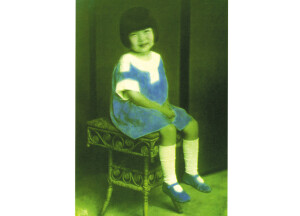  幼年时期的张爱玲。