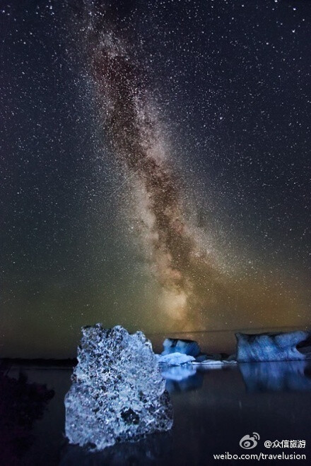 冰岛的星空