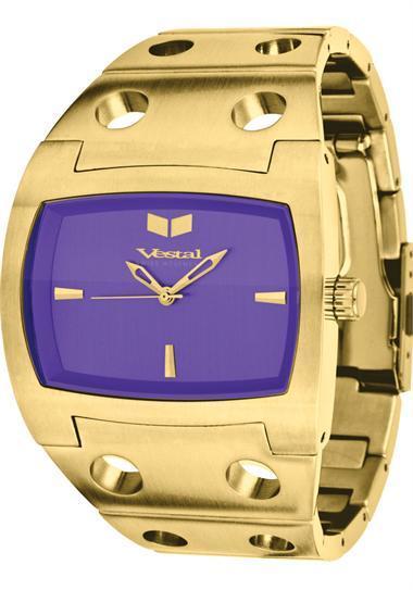  Vestal DES046S Destroyer 金色紫面男士腕表