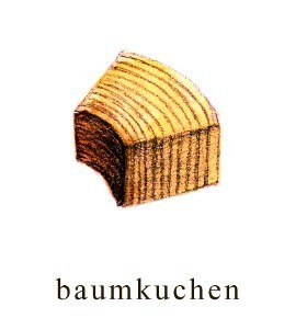 baumkuchen Baumkuchen，一种像树桩一样的德国蛋糕 马格登堡的年轮蛋糕(Baumkuchen)