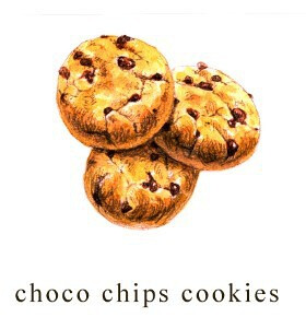 choco chips cookies 趣多多