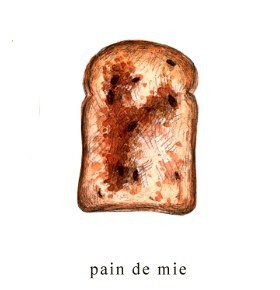 pain de mie 加了小麦胚芽的庞多米