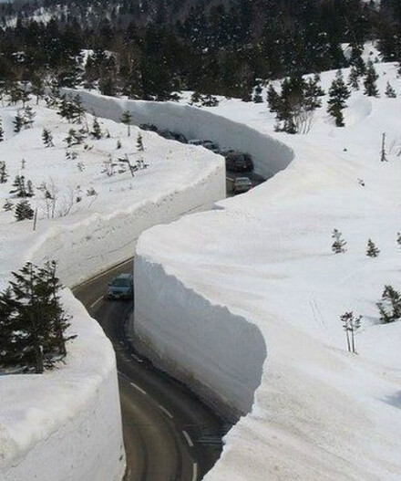 1米深的雪我都沒見過，竟然還有20米深的雪，震驚了！