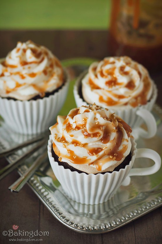 Salted Caramel Mocha Cupcakes 焦糖摩卡蛋糕