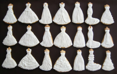 Spring 2010 Wedding Dress Cookie Collectionall 21 designs of my wedding dresses are here. as you can see, i started out with 7 basic shapes, and i created different interpretations out of each one. ac…