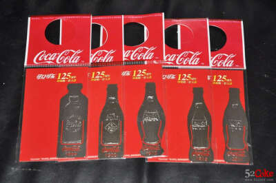 可口可乐125周年限量珍藏版经典瓶型书签套装