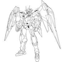 GN-0000 00 Gundam/ダブルオーガンダム/双零高达