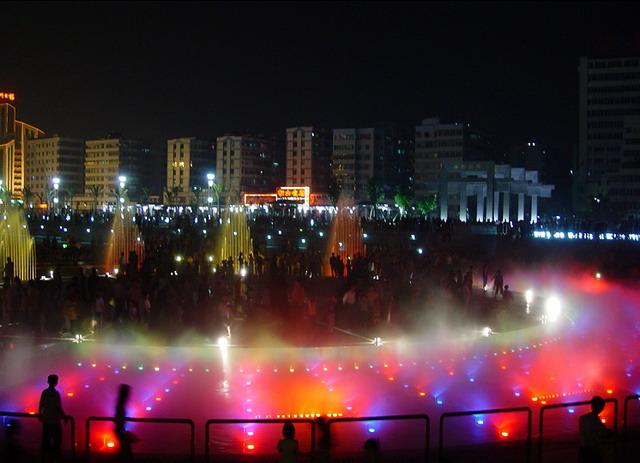 人民广场，晚上的夜景！