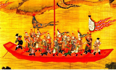 柳叶刀明朝嘉靖皇帝(1522-1567)军队手拿柳叶刀