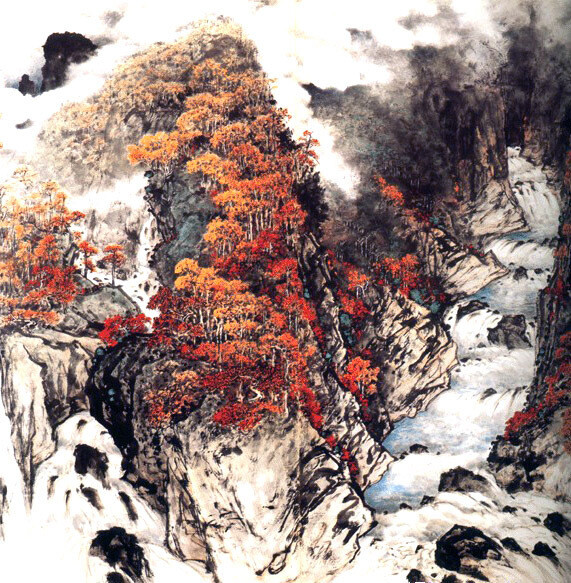 国画大师关山月山水画作品集锦