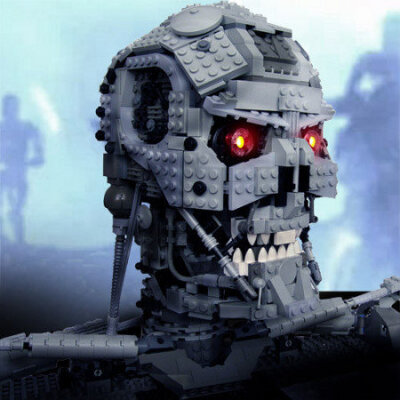 LEGO Terminator Skull