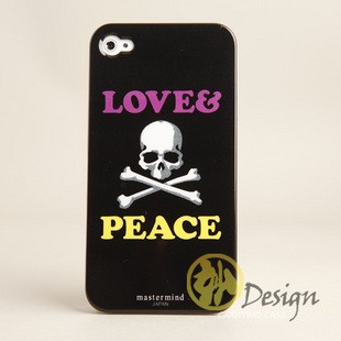 Mastermind Japan iphone 4 case Skeleton Pattern Peace