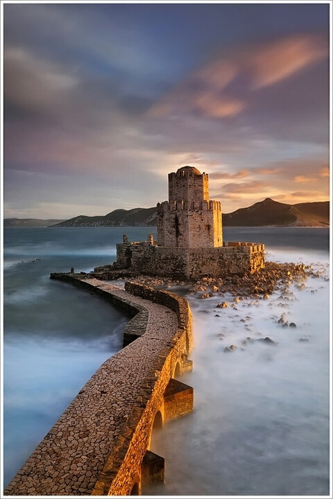 这是我感觉中的希腊，Fortress of Methoni, Peloponnese