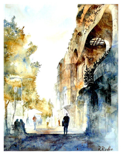 Barcelona watercolour