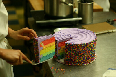 rainbow cake...