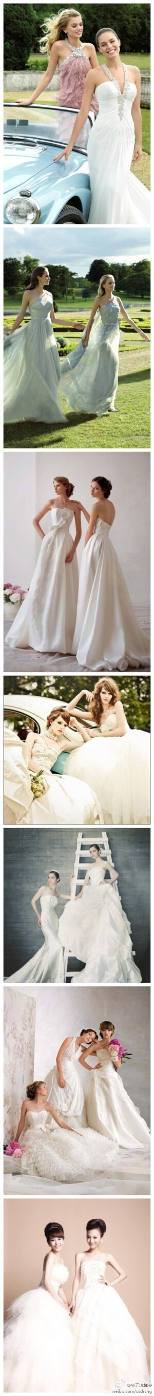 各种闺蜜婚纱照，羡慕嫉妒！