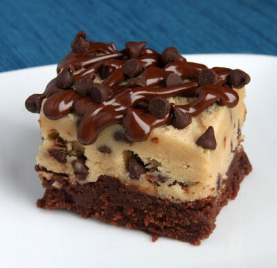 Chocolate Chip Cookie Dough Brownie