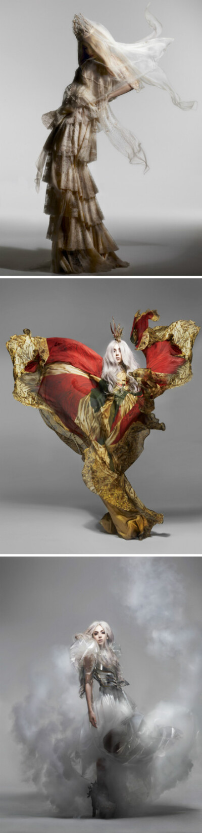 Lady Gaga 的梦幻魅惑，英国时尚摄影师Nick Knight与Gaga合作，为《Vanity Fair》（名利场）所拍摄