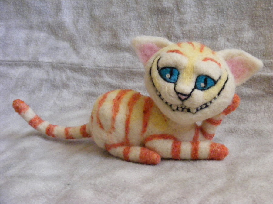 Needle Felted Cheshire Cat/by ~Artist4Life05