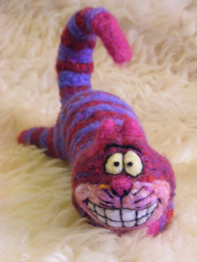 Needle Felted Cheshire Cat/by ~Artist4Life05