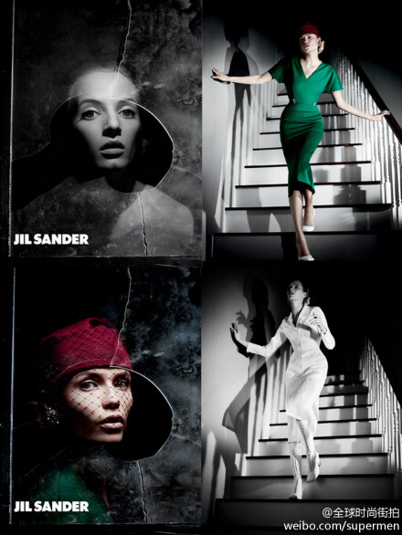 JIL SANDER Spring/Summer 2012 Ad Campaign 好像悬疑电影一样的广告大片