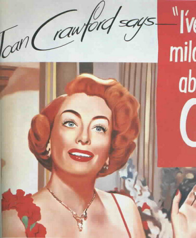 "Untitled (Joan Crawford says...)"James Rosenquist, 1964. Olio su tela, 92x78 cm. Colonia, Ludwig Museum.