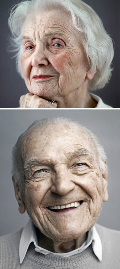 德国摄影师卡斯滕（Karsten Thormaehlen）拍摄了一组年过百岁老人的肖像摄影，并为此举行了“百岁老人的幸福”的展览。卡斯滕想告诉人们：幸福不分年龄，谁都可以在镜头中变得很美。