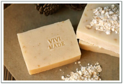 牛奶燕麦蜂蜜肥皂 ◎新鲜植物冷制手工皂
