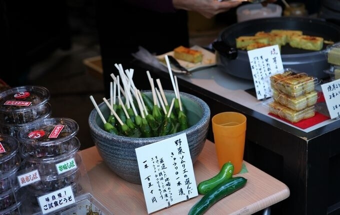 东京新年。食物。