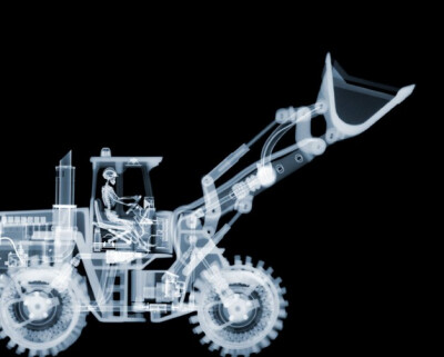 nick veasey的作品 man and machine 系列