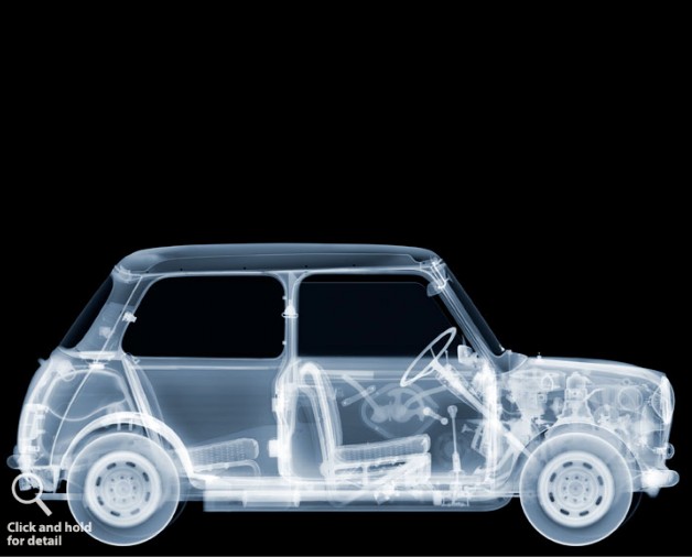 nick veasey的作品 man and machine 系列