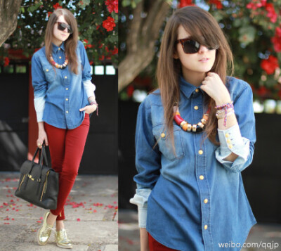 Diy Ombre Denim Shirt~