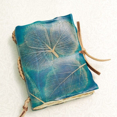 Blue Nature Leather Journal