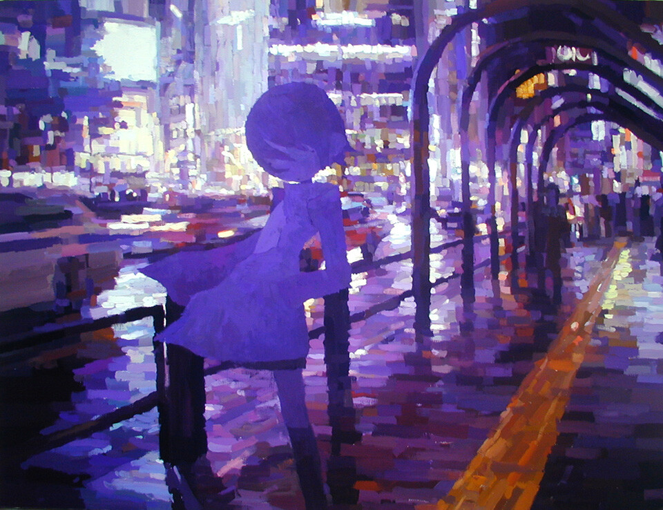 忽然之间。（From Shintaro Ohata ，手绘小稿。）