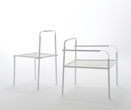 Milan 2011: ‘bamboo-steel chair’ by Nendo (JP) at Triennale 1