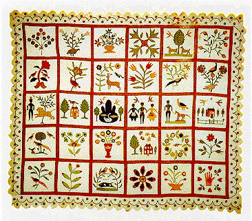 AFRICAN AMERICAN QUILTING TRADITIONS 美丽花纹被子