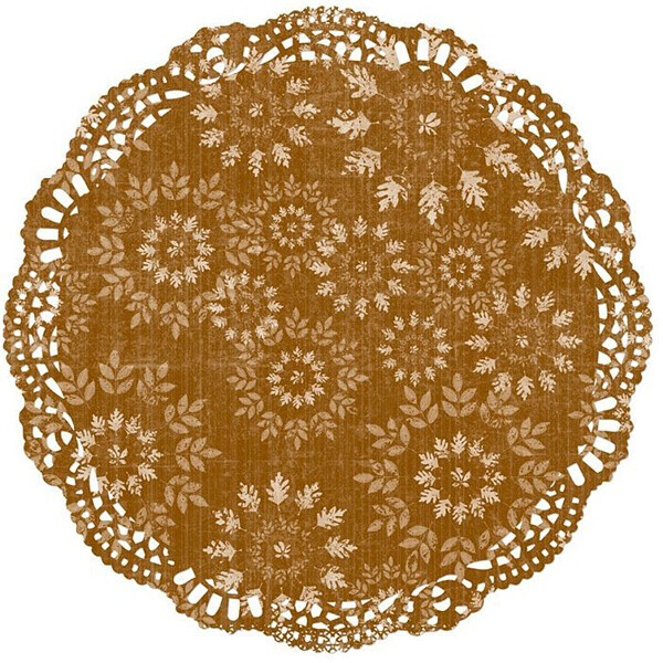 棕色圆形日系素材