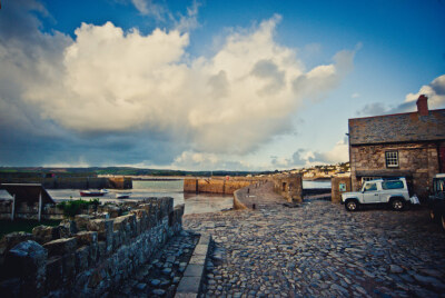 不列颠的天涯海角。St.Michaels Mount 岛上乱步 。