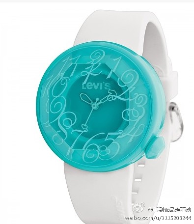 levis 手表新品~针扣硅胶表带圆盘学生手表~喜欢点着~ http://t.cn/Saugp0