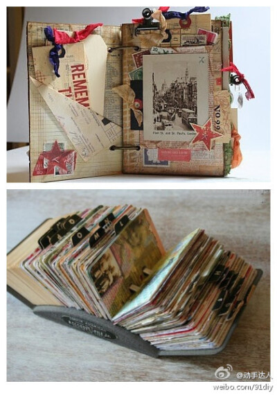 手工剪贴本，好想要~